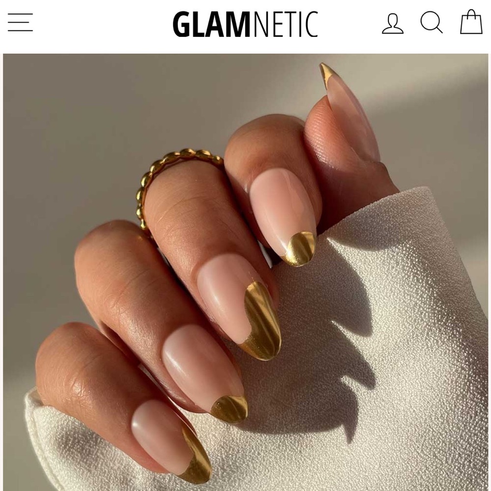 Glamnetic Golden Touch Press on Nails